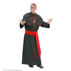 Kostým černého kardinála velikost XL